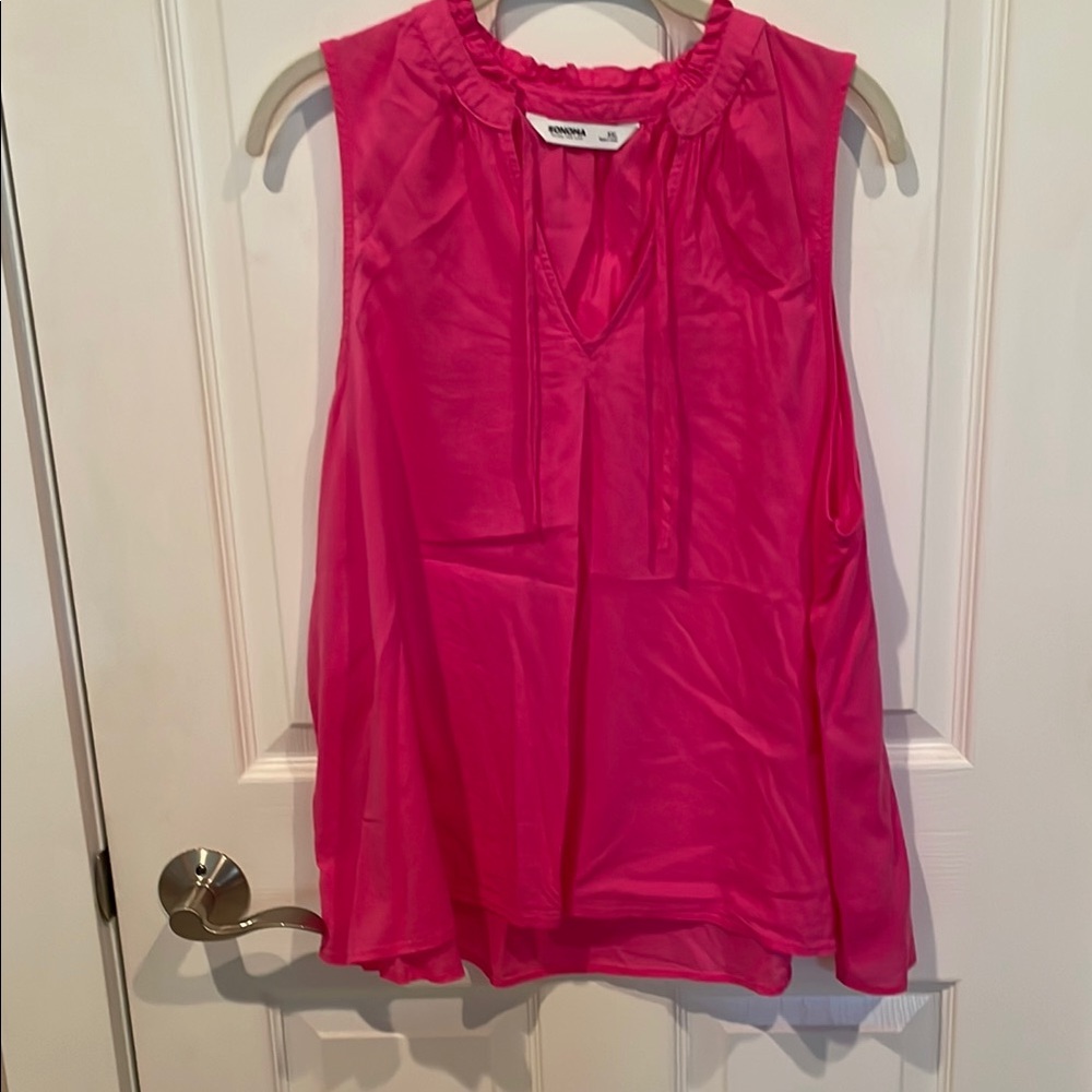 Sonoma Pink Sleeveless Blouse